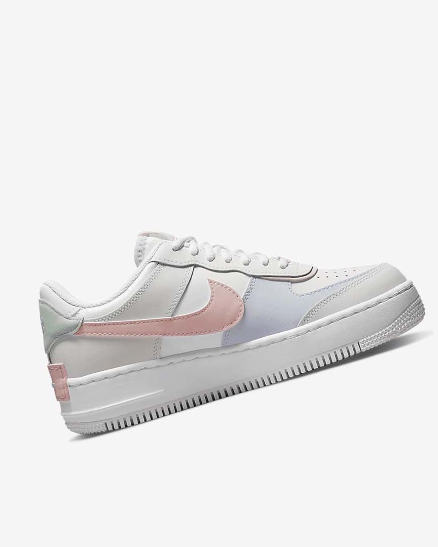 White / Mint / Grey Nike Air Force 1 Shadow Women's Sneakers | CA_1203