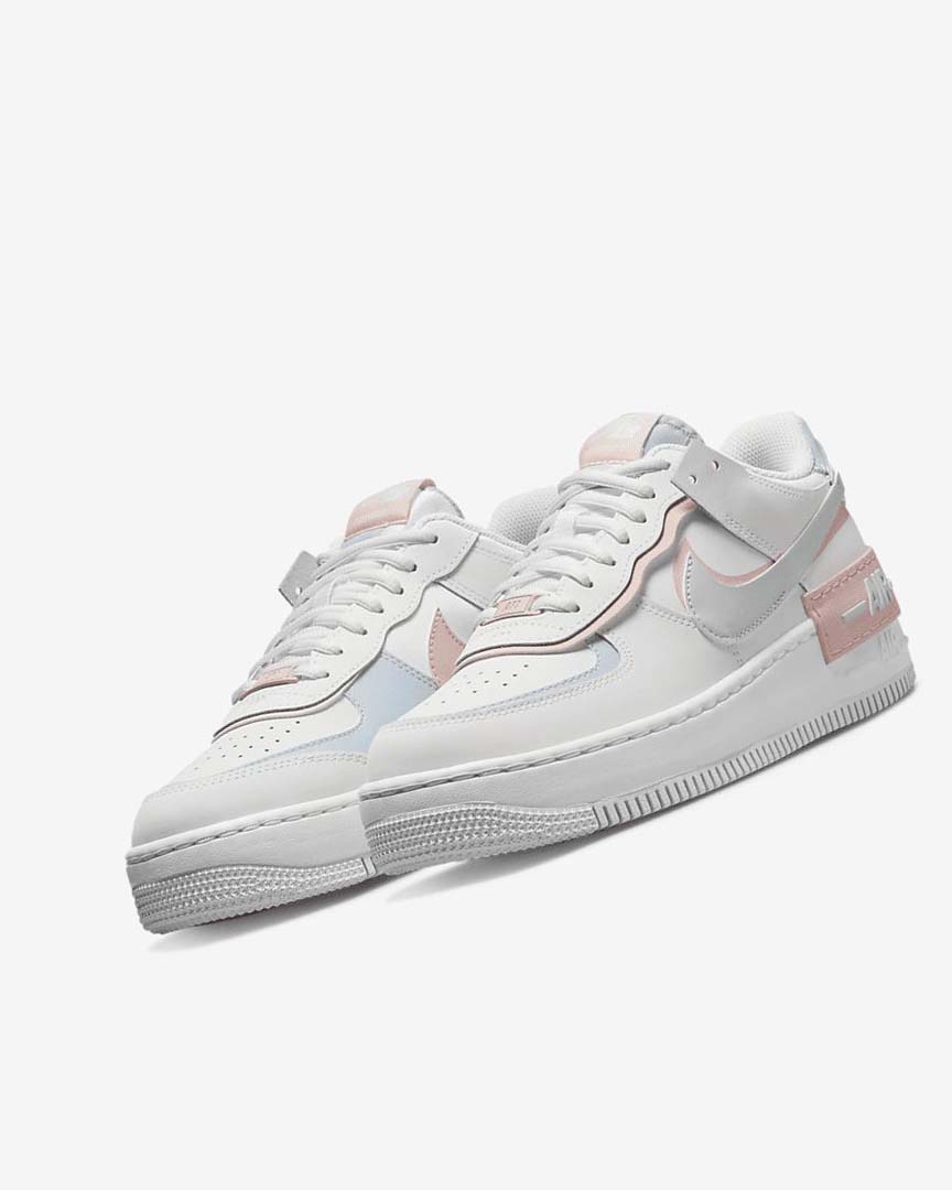 White / Mint / Grey Nike Air Force 1 Shadow Women's Sneakers | CA_1203