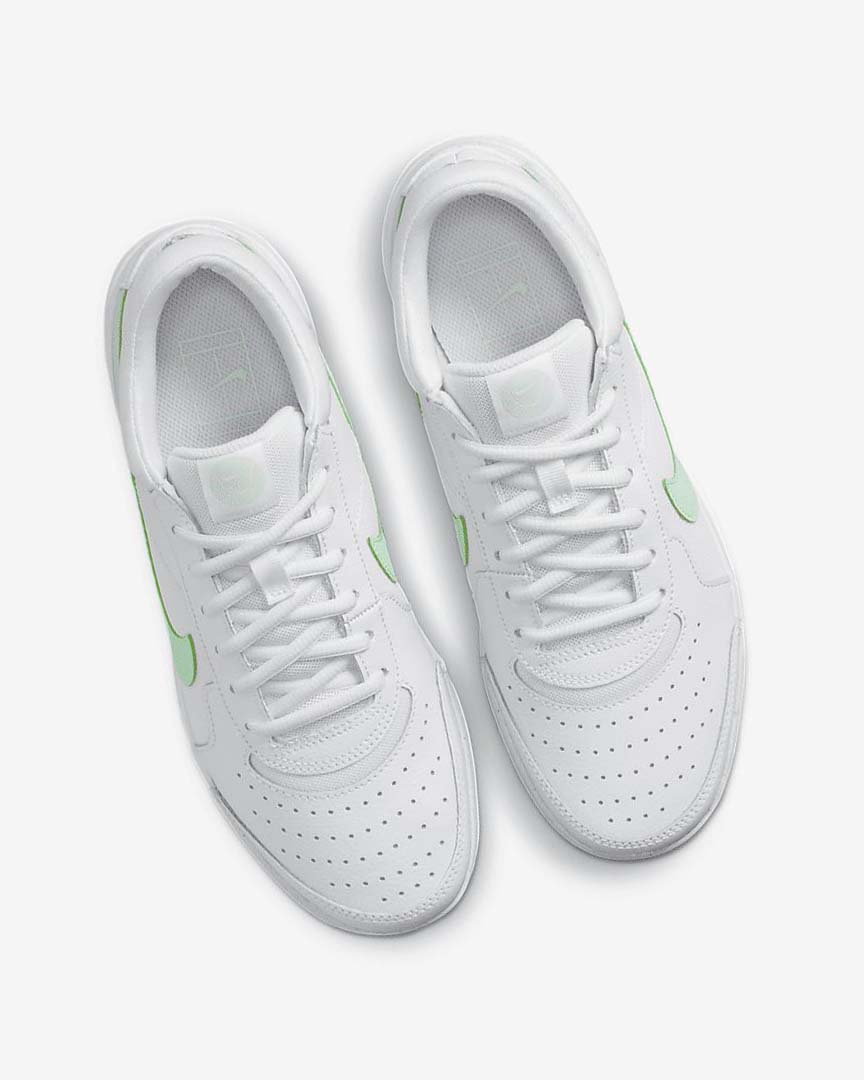 White / Mint Nike Court Zoom Lite 3 Women's Tennis Shoes | CA_4608