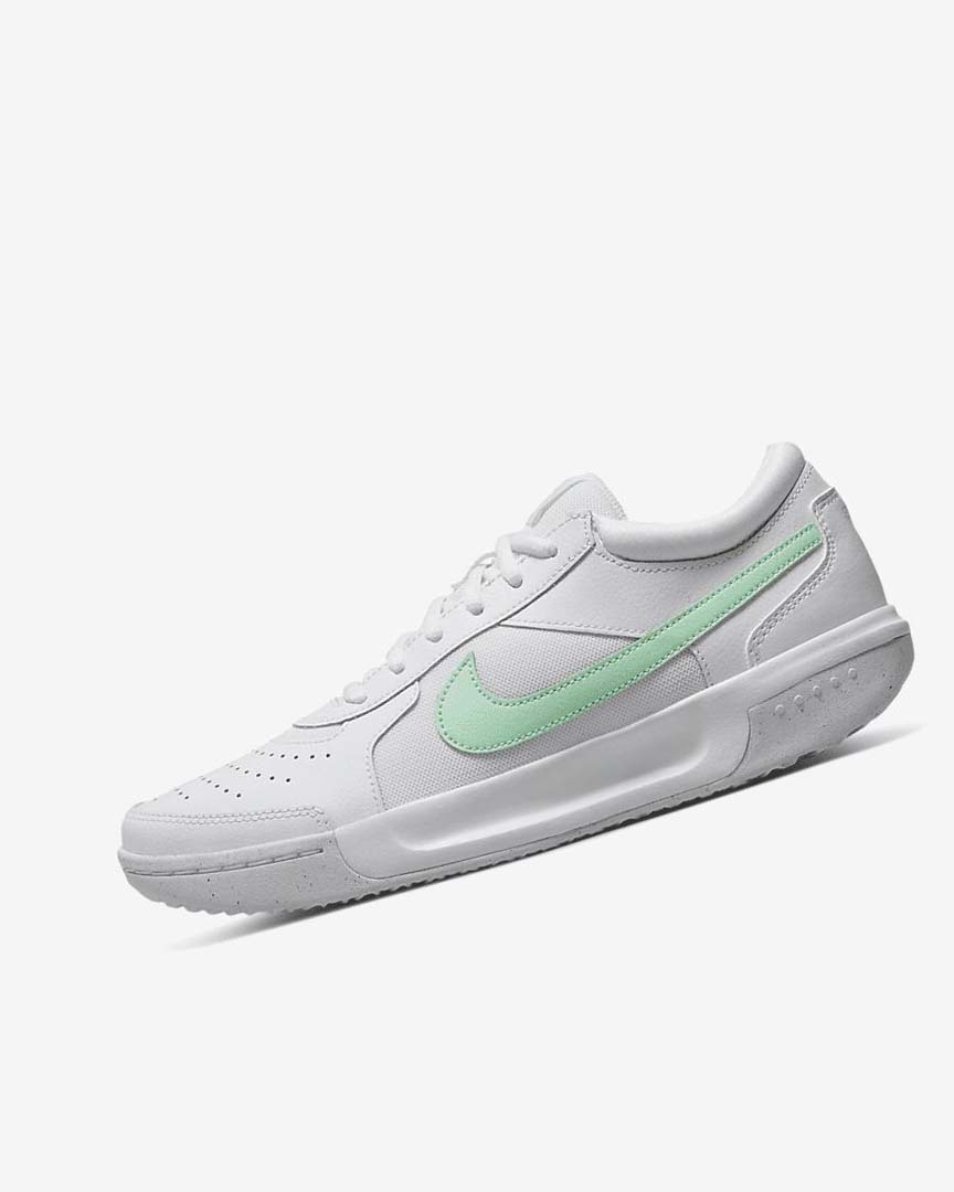 White / Mint Nike Court Zoom Lite 3 Women\'s Tennis Shoes | CA_4608