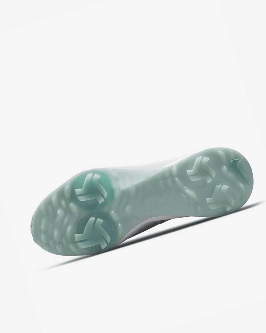 White / Mint / Platinum / Turquoise Nike Air Zoom Infinity Tour NEXT% Men's Golf Shoes | CA_2384