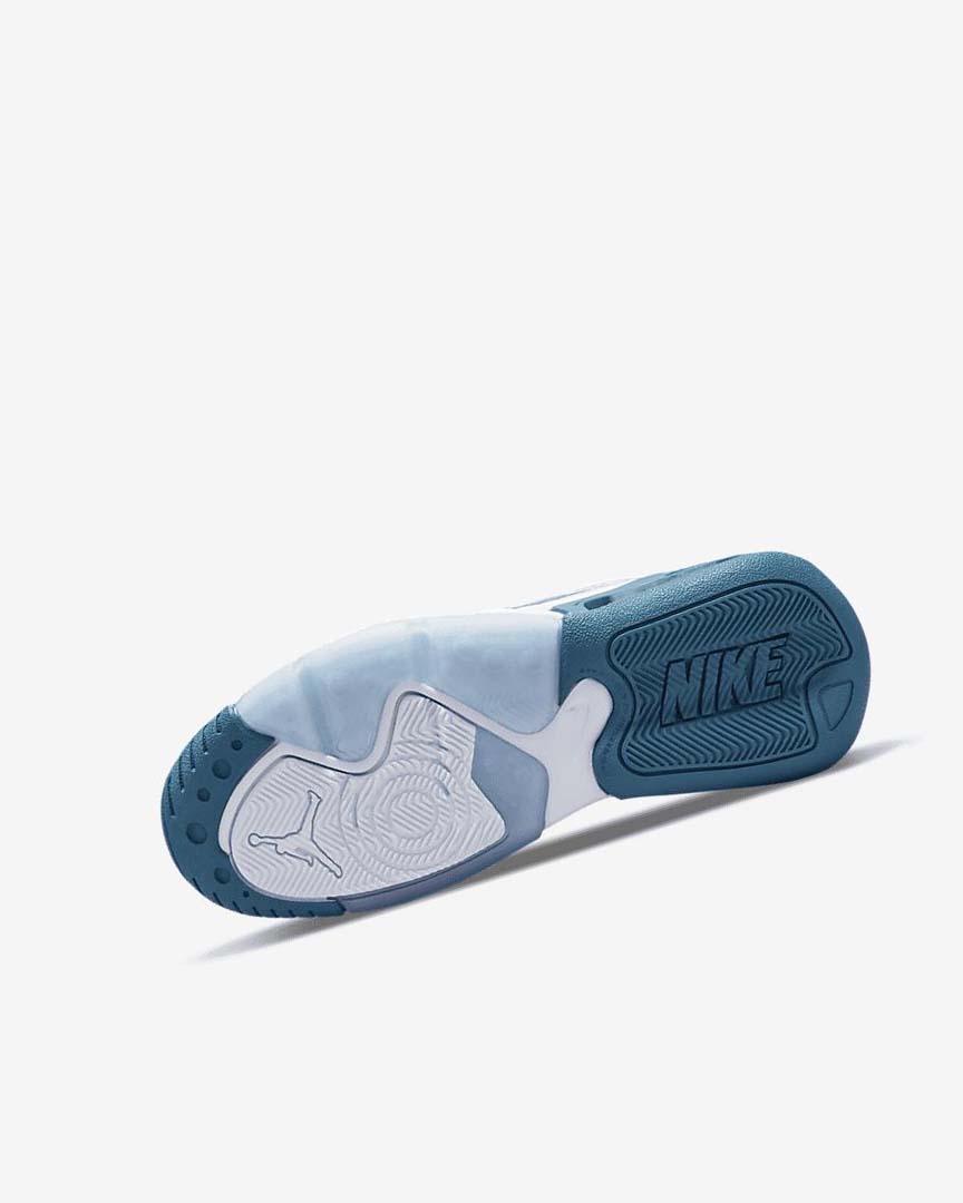 White / Navy / Blue Nike Jordan Point Lane Boys' Basketball Shoes | CA_1154