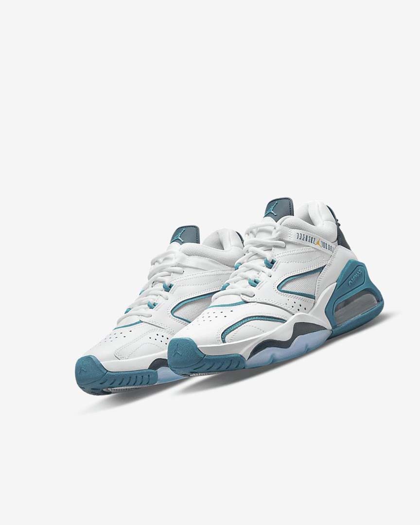 White / Navy / Blue Nike Jordan Point Lane Boys' Basketball Shoes | CA_1154
