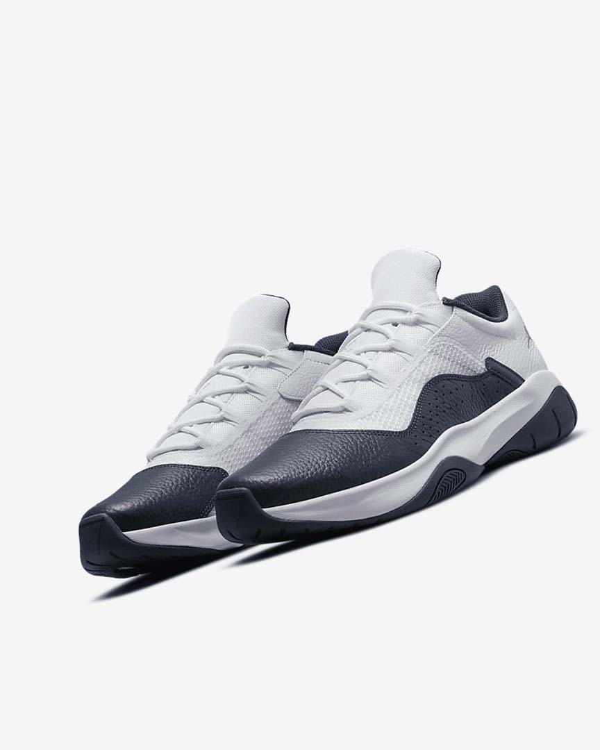 White / Navy Nike Air Jordan 11 CMFT Low Men's Basketball Shoes | CA_2214