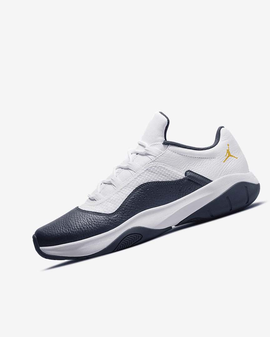 White / Navy Nike Air Jordan 11 CMFT Low Men\'s Basketball Shoes | CA_2214