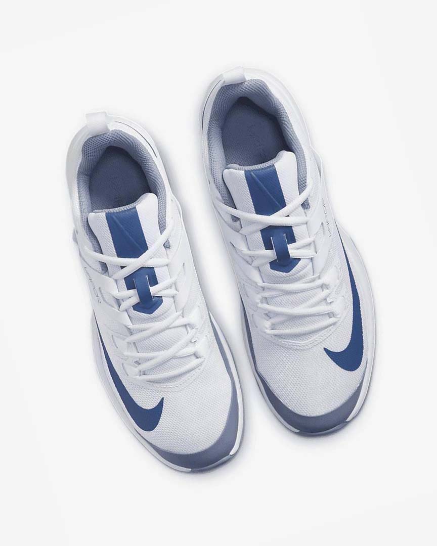 White / Navy Nike Court Vapor Lite Men's Tennis Shoes | CA_5101
