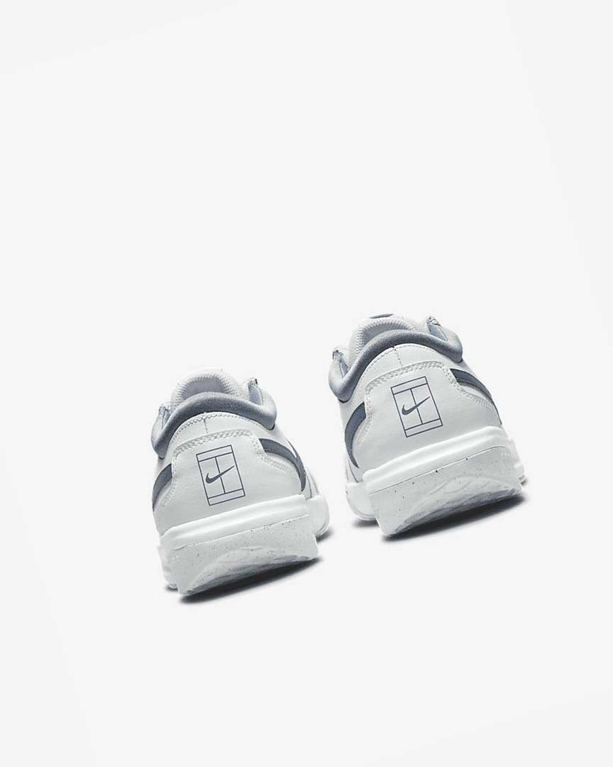 White / Navy Nike Court Zoom Lite 3 Men's Tennis Shoes | CA_5135