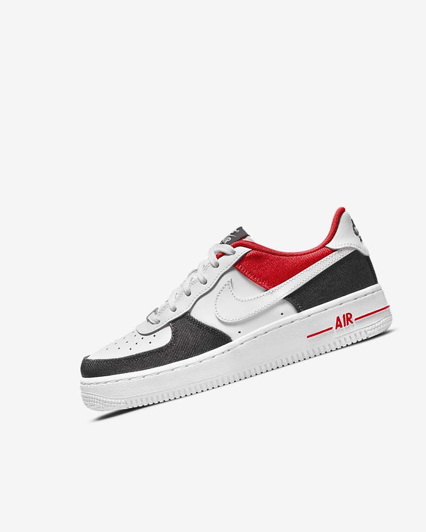 White / Navy / Red / White Nike Air Force 1 LV8 Boys\' Sneakers | CA_2515