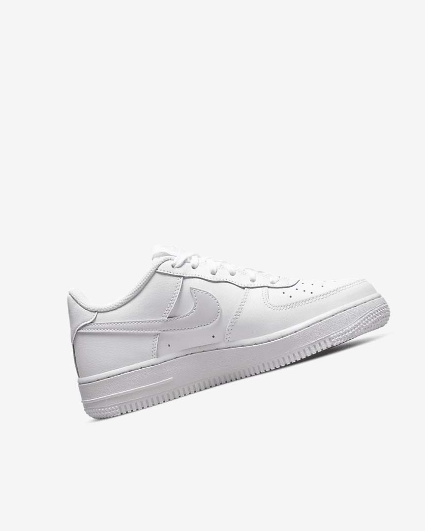 White Nike Air Force 1 Boys' Sneakers | CA_1168