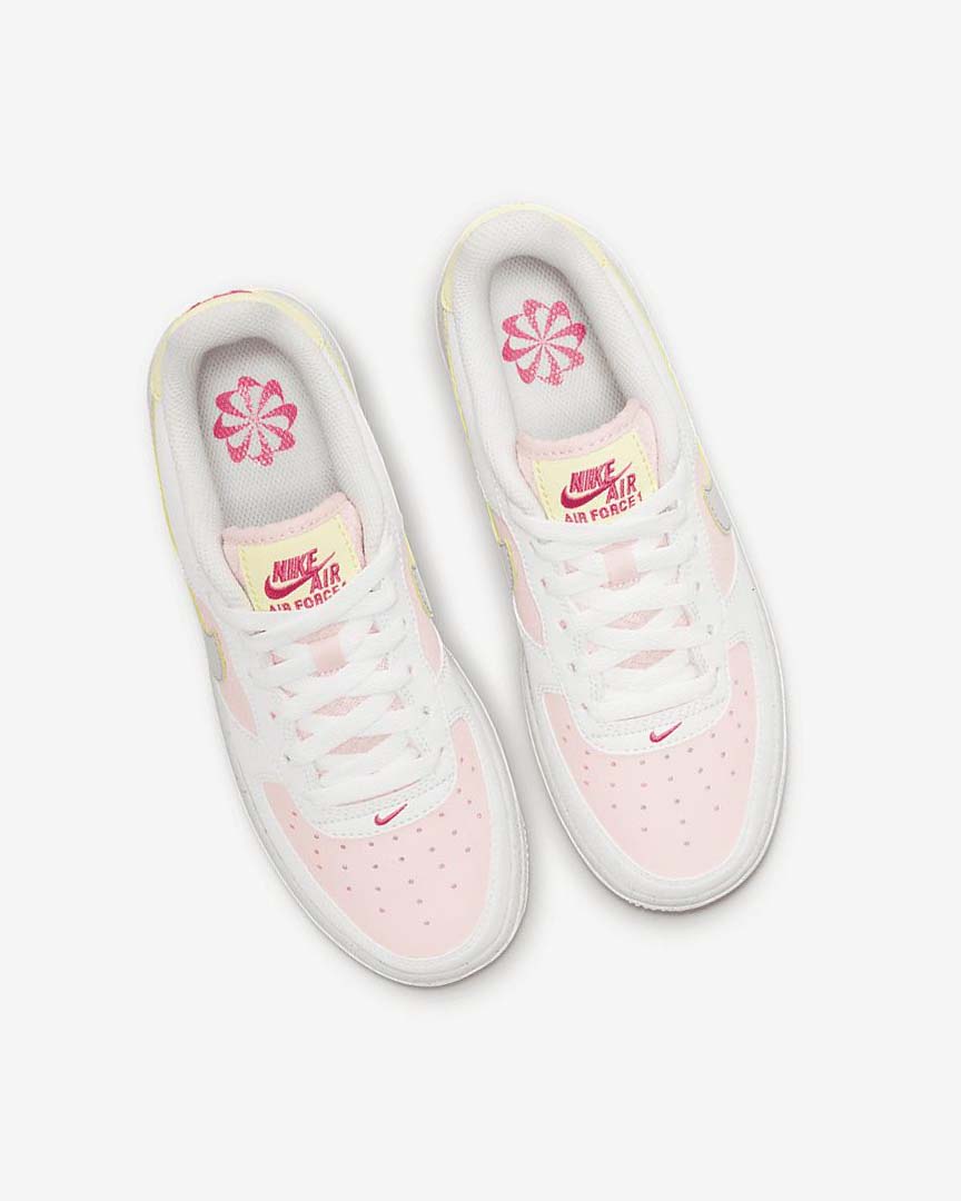 White Nike Air Force 1 Impact Girls' Sneakers | CA_5417