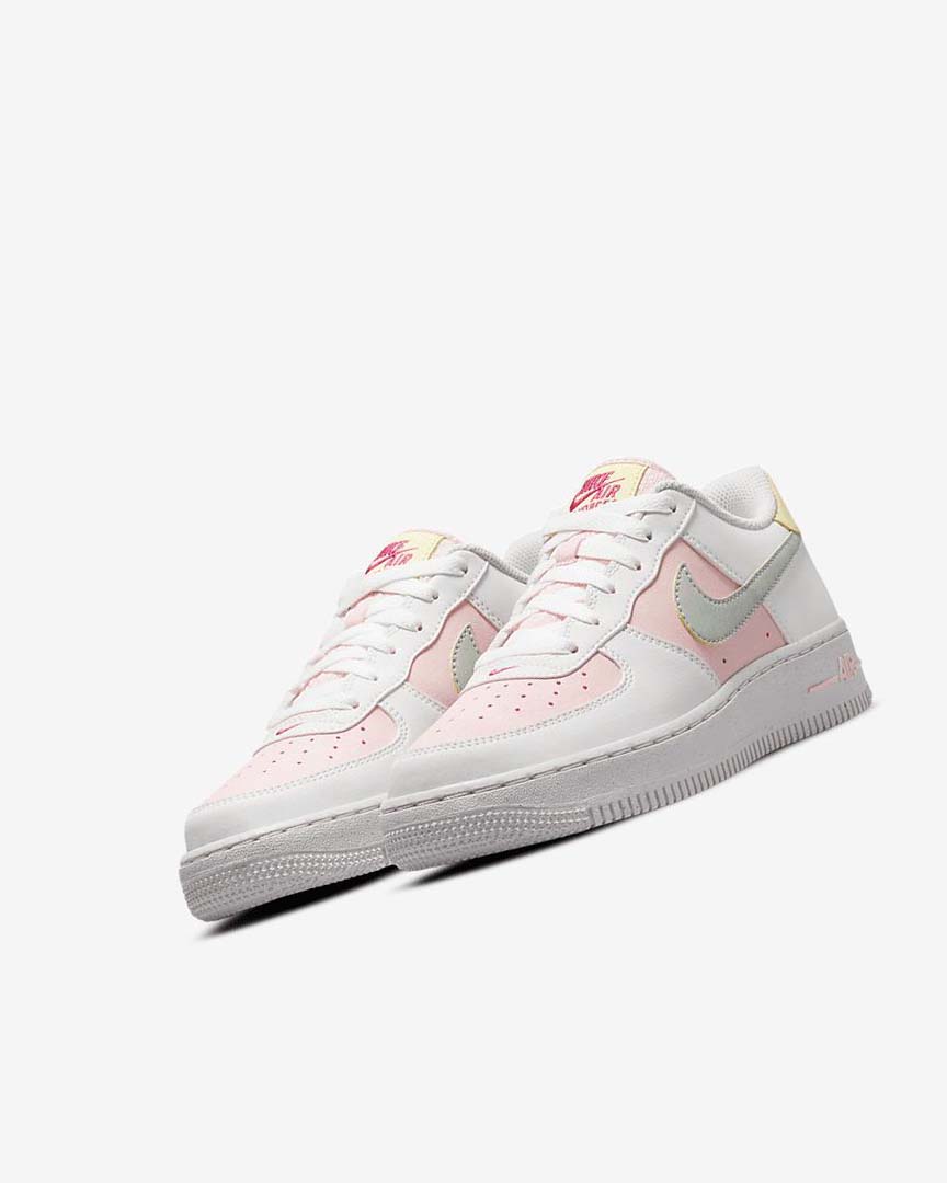 White Nike Air Force 1 Impact Girls' Sneakers | CA_5417