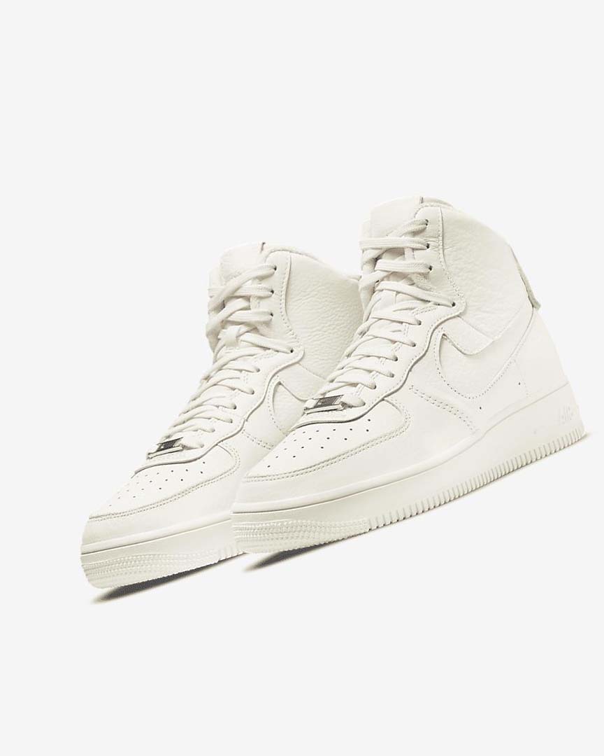 White Nike Air Force 1 Sculpt Women's Sneakers | CA_2565