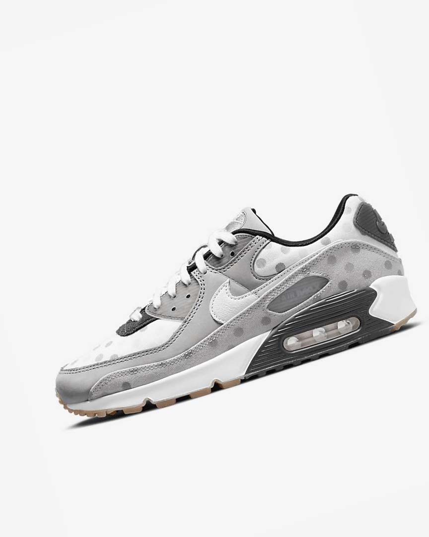 White Nike Air Max 90 NRG Men\'s Casual Shoes | CA_3235