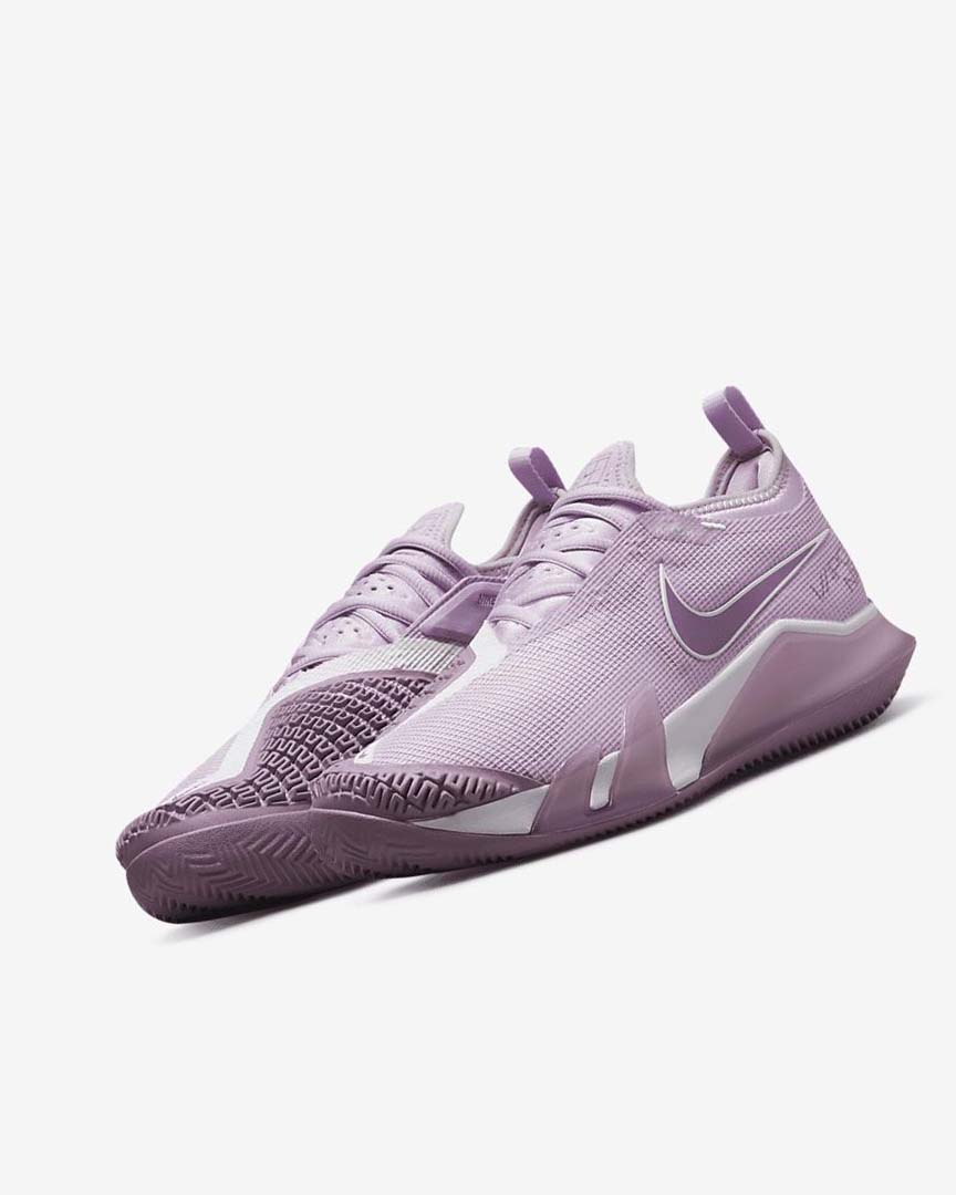 White Nike Court React Vapor NXT Women's Tennis Shoes | CA_4868