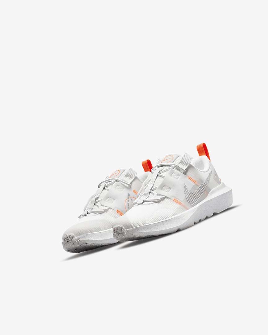 White Nike Crater Impact Boys' Sneakers | CA_5325