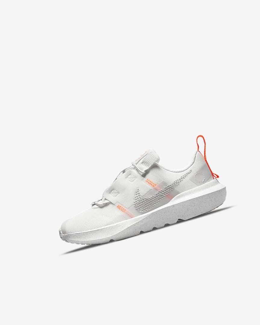 White Nike Crater Impact Boys\' Sneakers | CA_5325