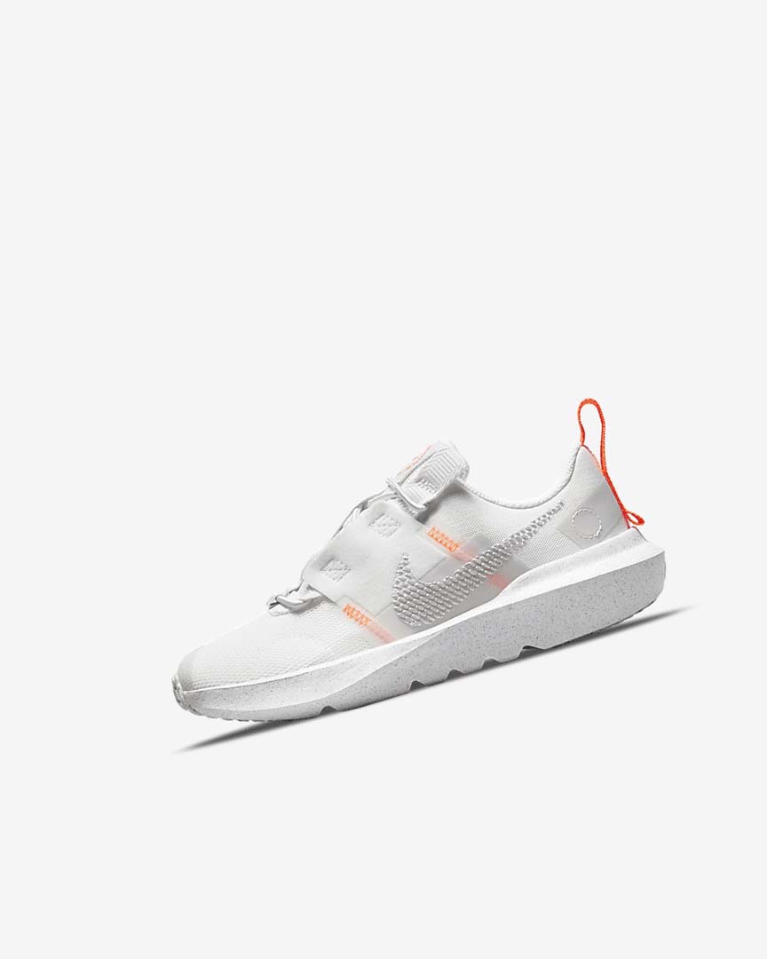 White Nike Crater Impact Girls\' Sneakers | CA_2509