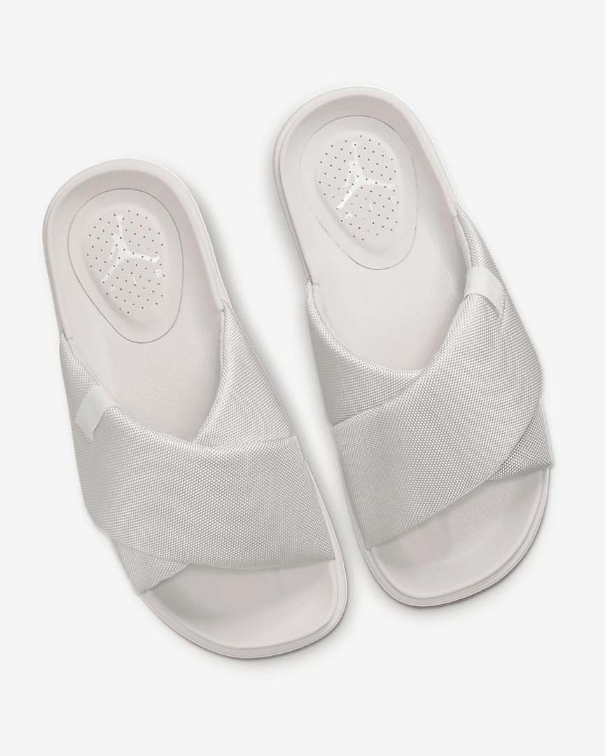 White Nike Jordan Sophia Women's Slides | CA_4933