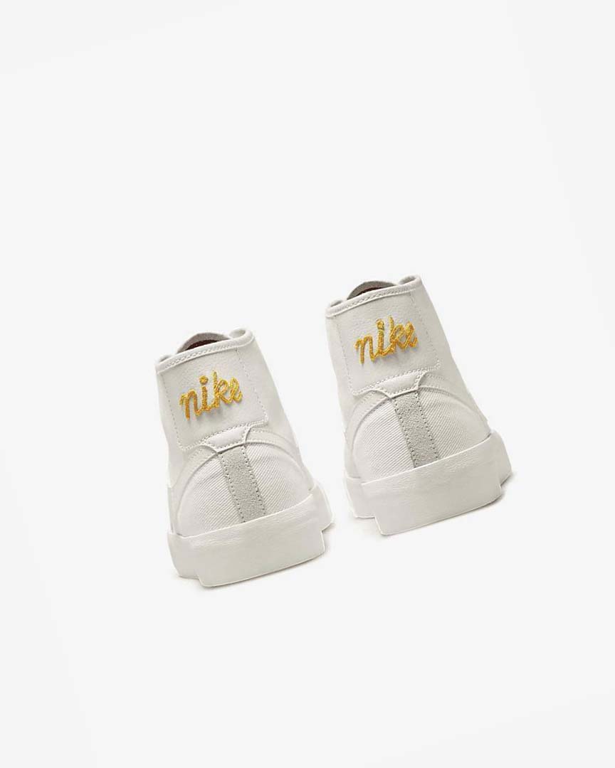 White Nike SB BLZR Court Mid Premium Men's Skate Shoes | CA_2484