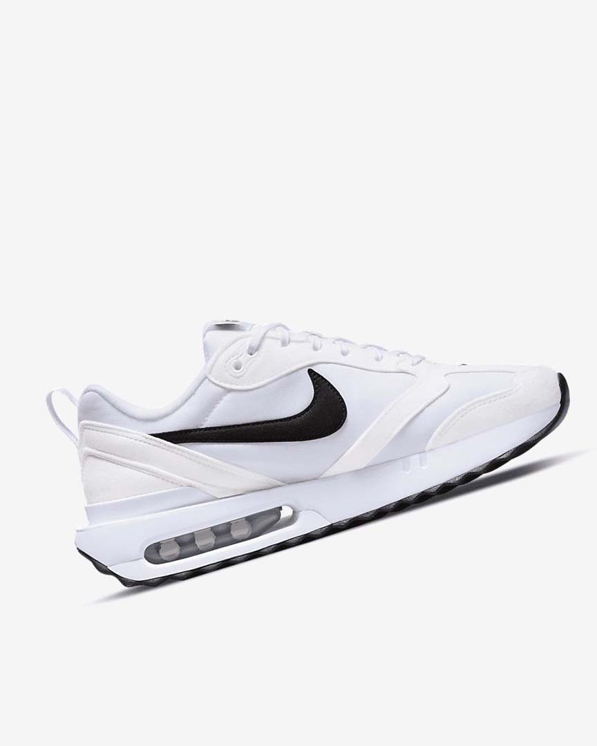 White / Orange / Black Nike Air Max Dawn Women's Sneakers | CA_5532