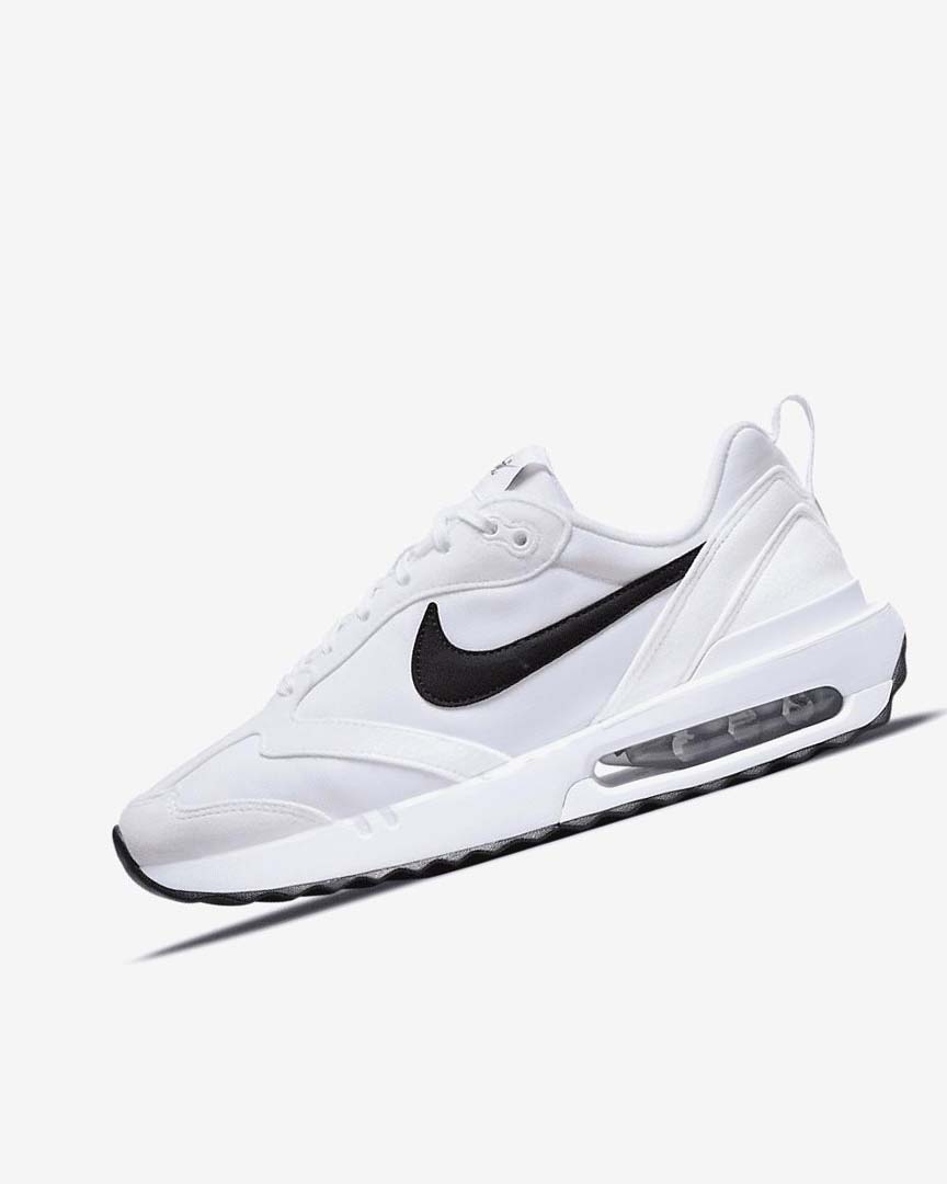 White / Orange / Black Nike Air Max Dawn Women\'s Sneakers | CA_5532