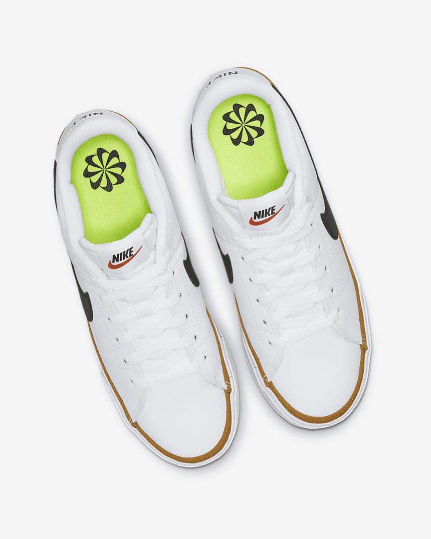 White / Orange / Black Nike Court Legacy Next Nature Women's Sneakers | CA_2953