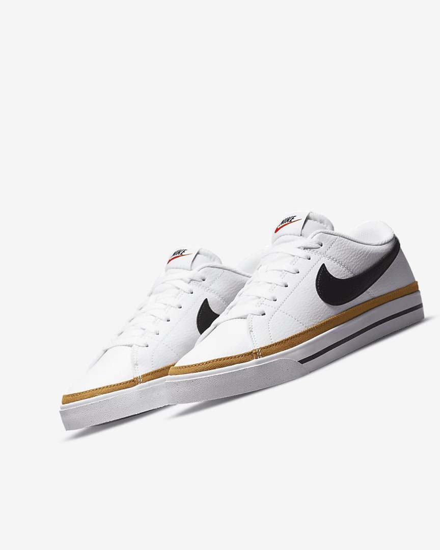 White / Orange / Black Nike Court Legacy Next Nature Women's Sneakers | CA_2953