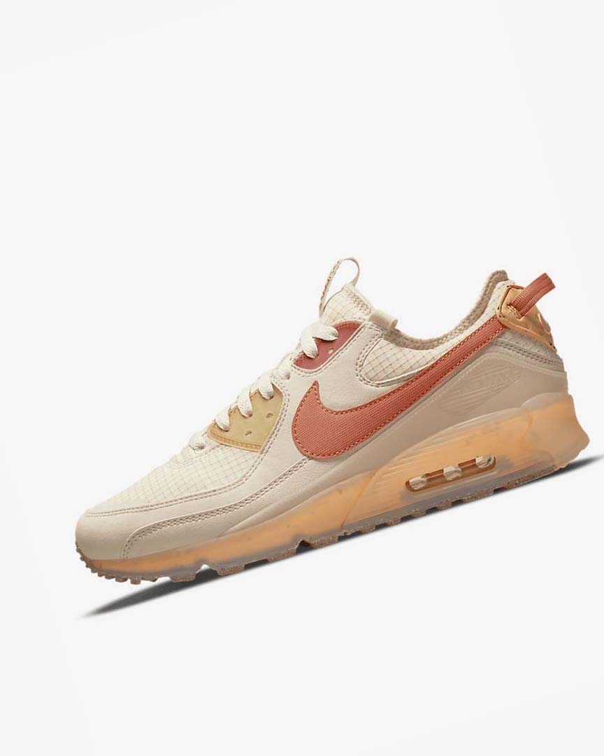 White / Orange / Pink / Deep Yellow Nike Air Max Terrascape 90 Men\'s Sneakers | CA_2842