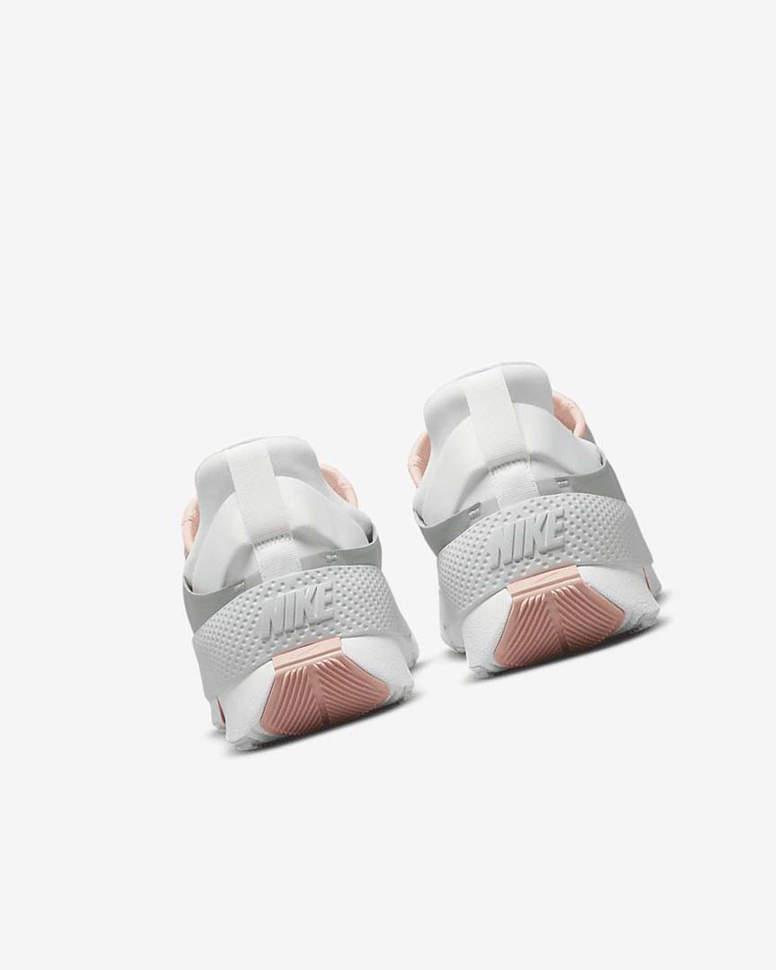 White / Orange / White Nike Go FlyEase Women's Sneakers | CA_1131