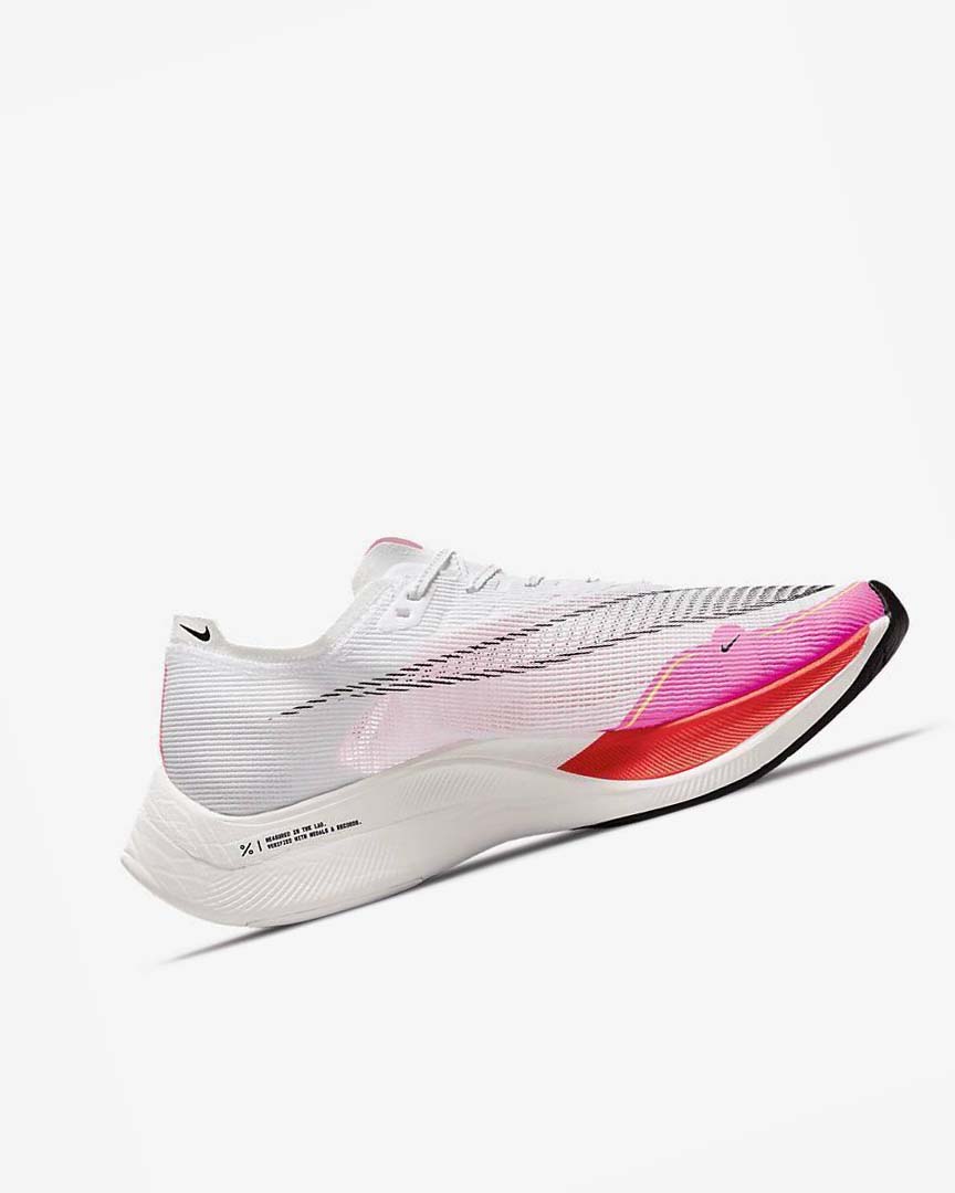 White / Pink / Black Nike ZoomX Vaporfly Next% 2 Men's Running Shoes | CA_2432