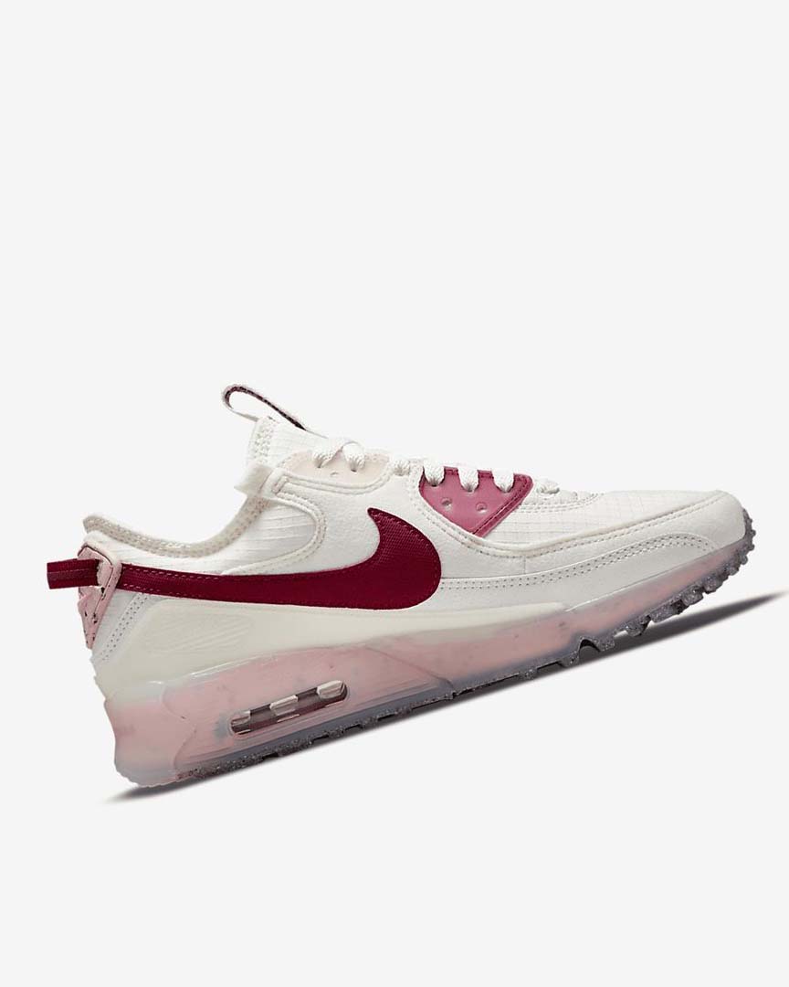 White / Pink / Burgundy Nike Air Max Terrascape 90 Women's Sneakers | CA_3173
