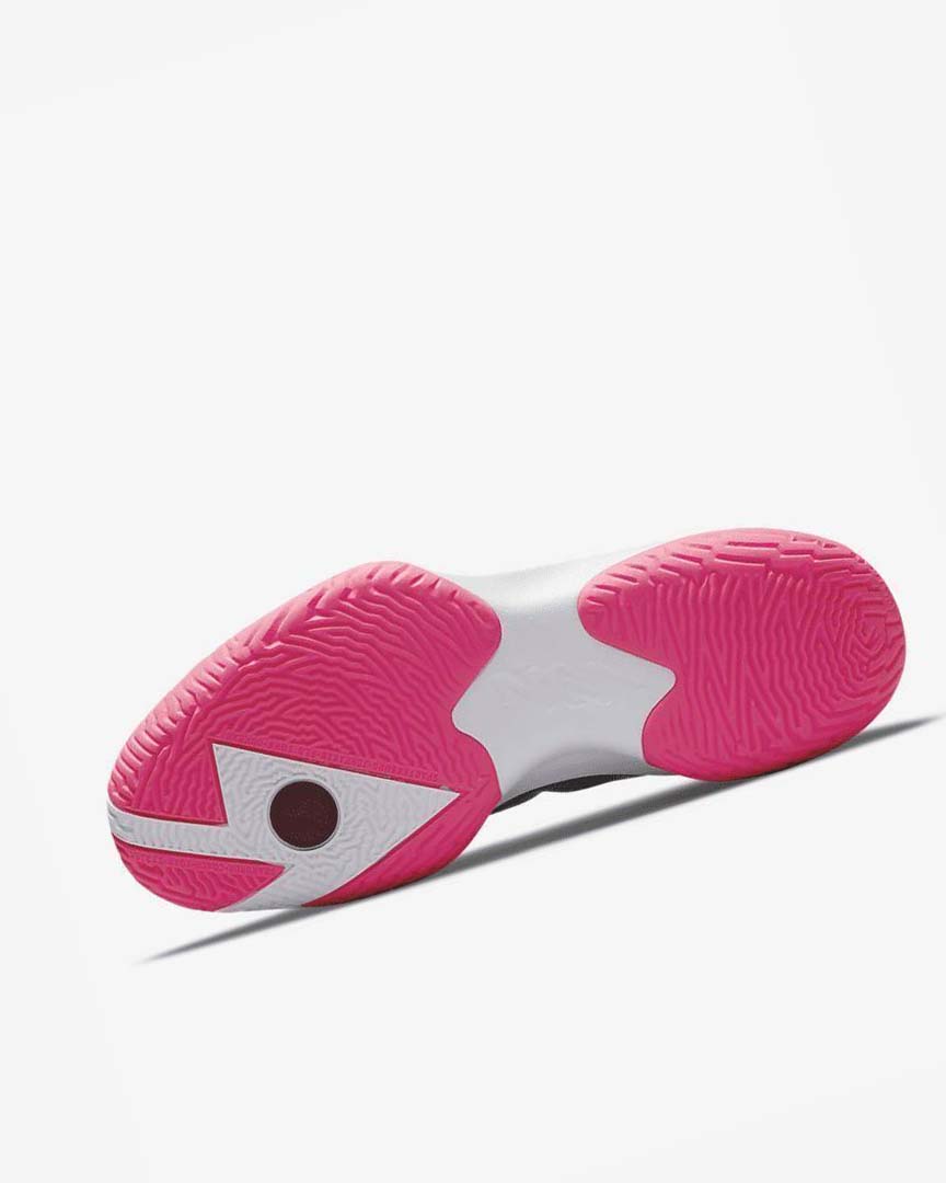 White / Pink / Burgundy Nike Zion 1 Men's Basketball Shoes | CA_2297