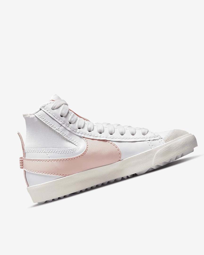 White / Pink Nike Blazer Mid '77 Jumbo Women's Sneakers | CA_5173