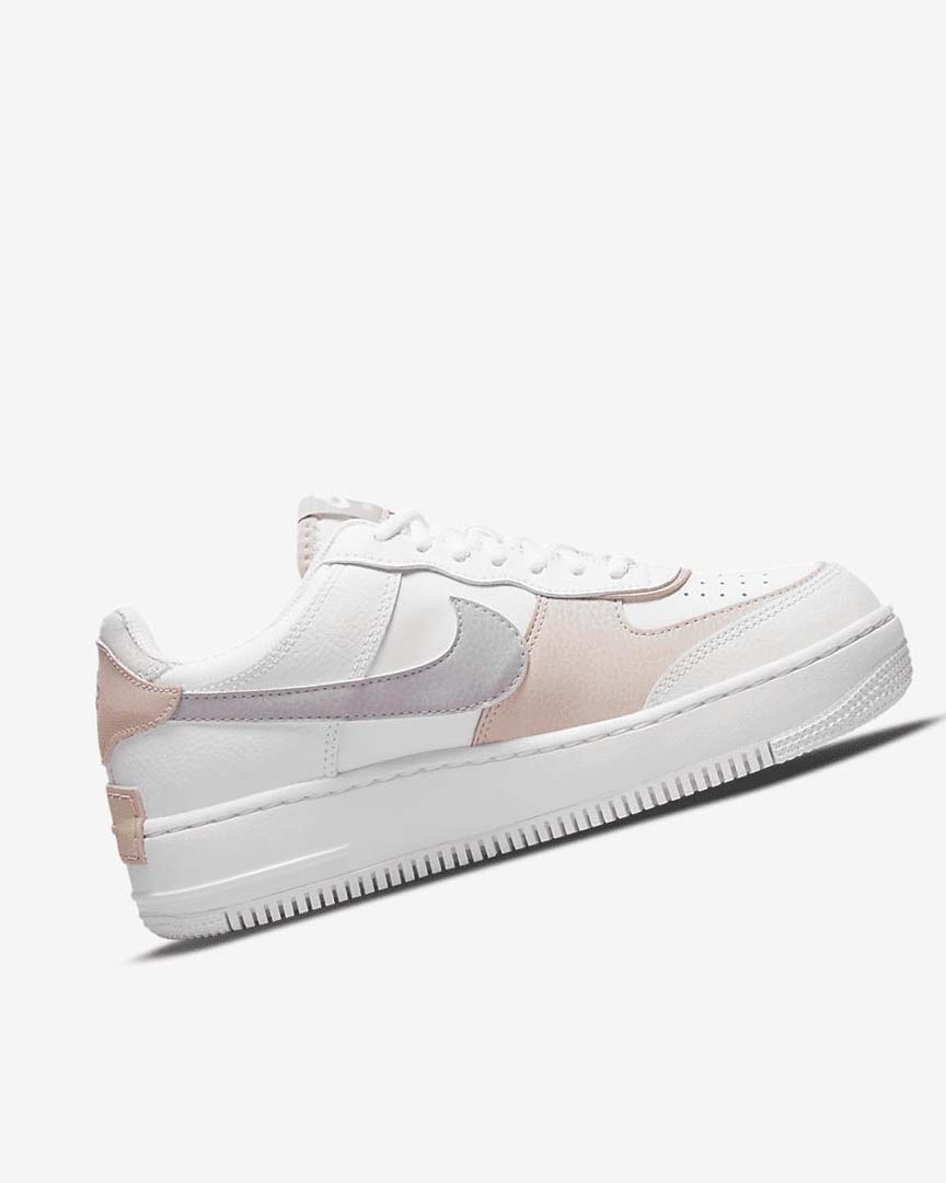 White / Pink / Rose / Grey Nike Air Force 1 Shadow Women's Sneakers | CA_2364