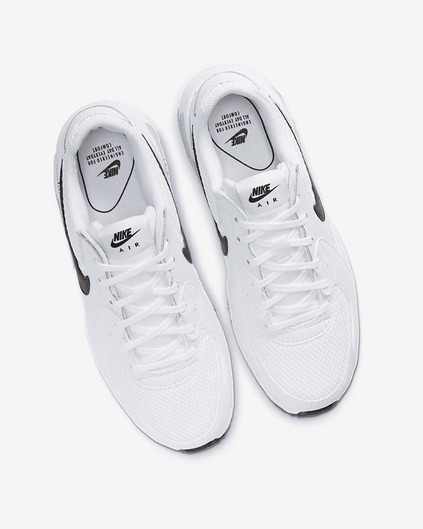 White / Platinum / Black Nike Air Max Excee Women's Sneakers | CA_4908