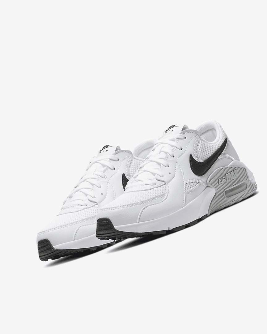 White / Platinum / Black Nike Air Max Excee Women's Sneakers | CA_4908