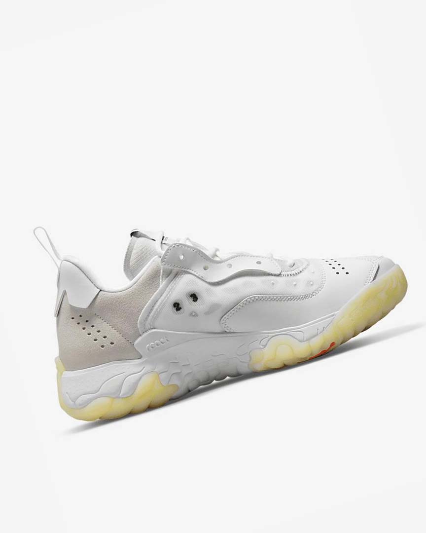 White / Platinum / Black Nike Jordan Delta 2 Men's Basketball Shoes | CA_2498