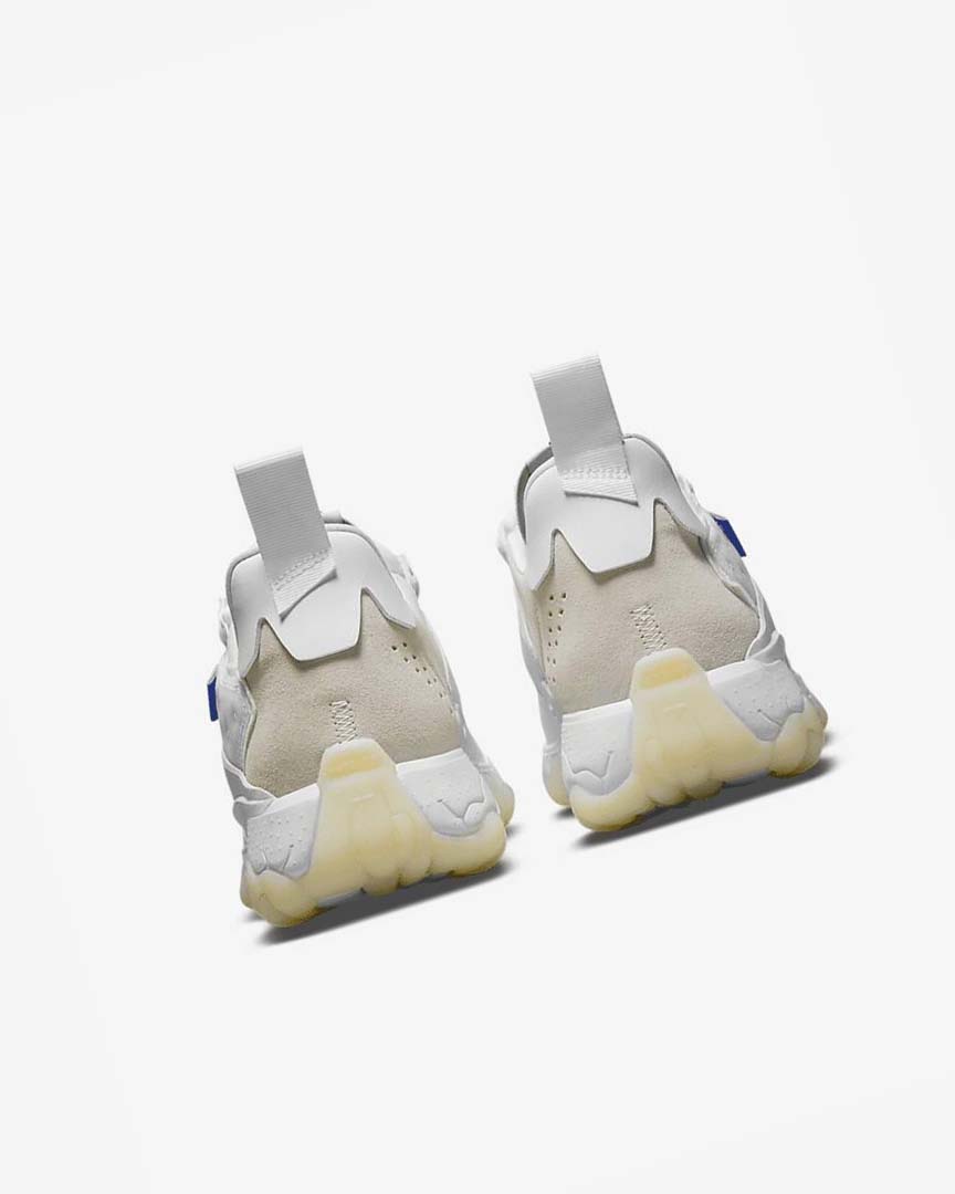 White / Platinum / Black Nike Jordan Delta 2 Men's Basketball Shoes | CA_2498