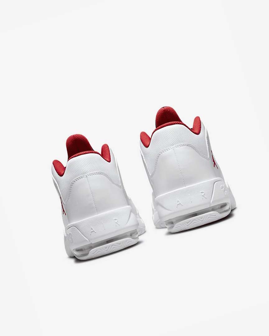 White / Platinum / Black / Red Nike Jordan Max Aura 3 Men's Basketball Shoes | CA_3274