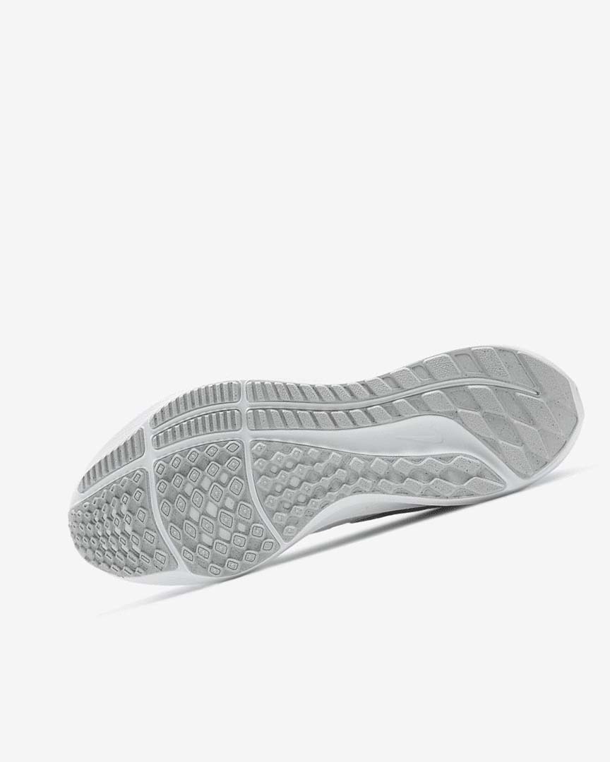 White / Platinum / Grey / Metal Silver Nike Air Zoom Pegasus 39 Women's Running Shoes | CA_5393