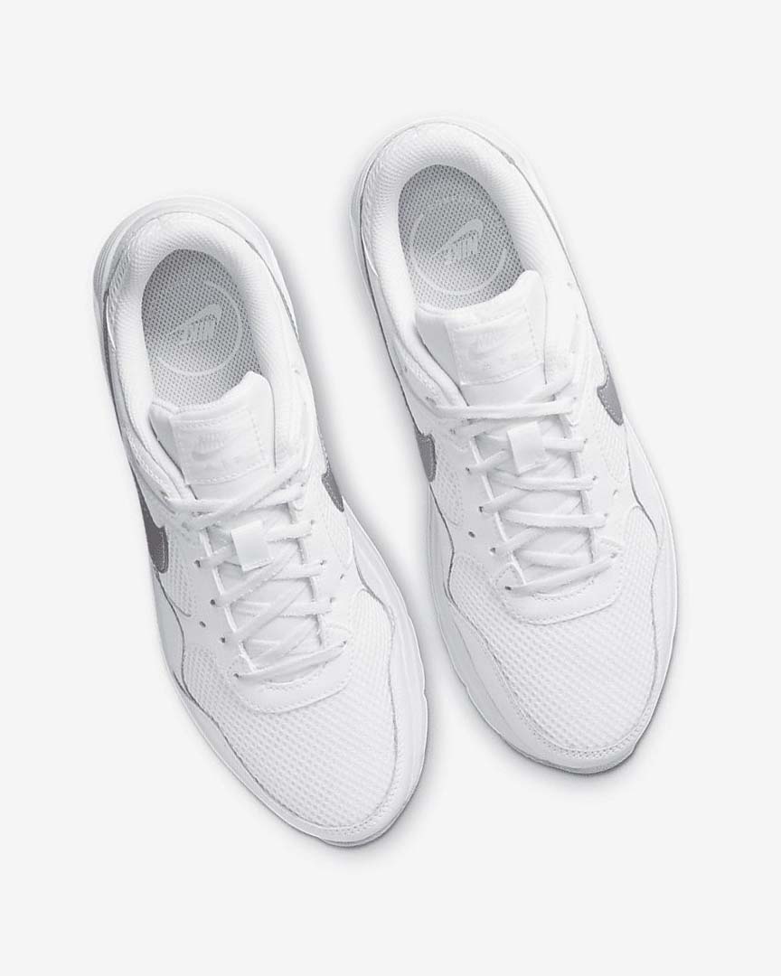 White / Platinum / Metal Platinum Nike Air Max SC Women's Sneakers | CA_4603