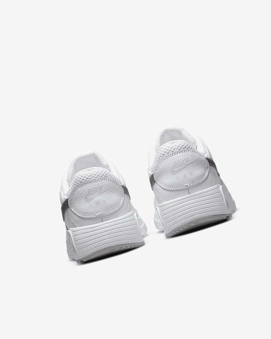 White / Platinum / Metal Platinum Nike Air Max SC Women's Sneakers | CA_4603