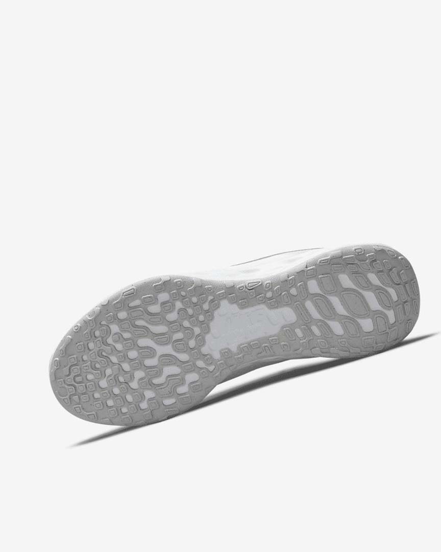 White / Platinum / Metal Silver Nike Revolution 6 Next Nature Women's Running Shoes | CA_5601