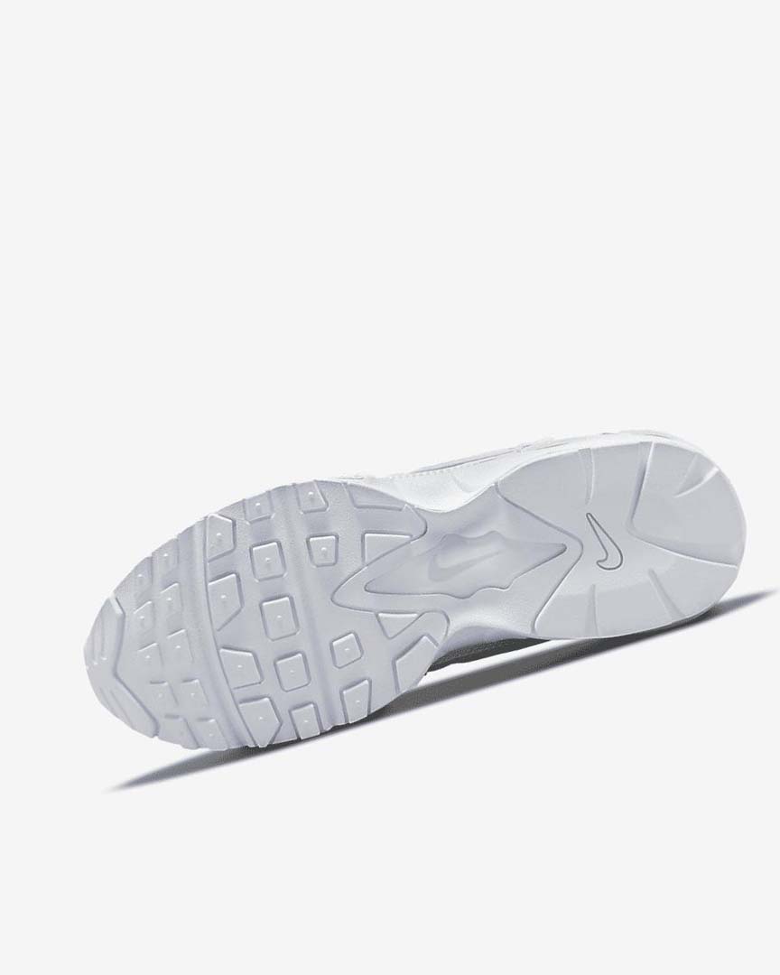 White / Platinum / Metal Silver / White Nike Air Max 96 2 Women's Sneakers | CA_3146
