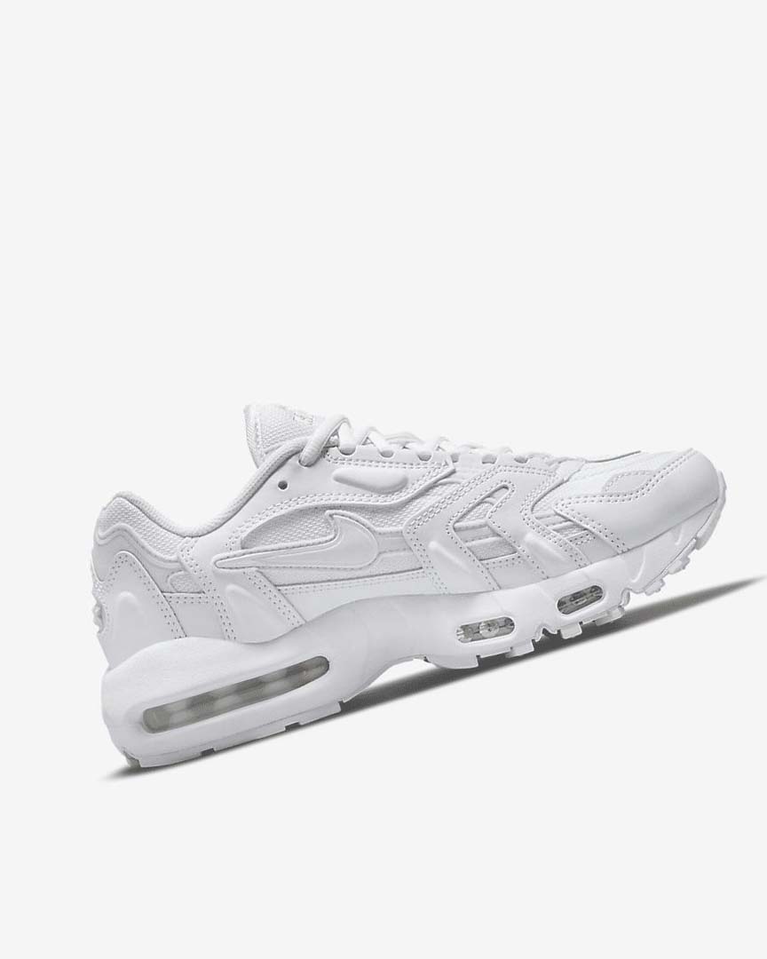 White / Platinum / Metal Silver / White Nike Air Max 96 2 Women's Sneakers | CA_3146