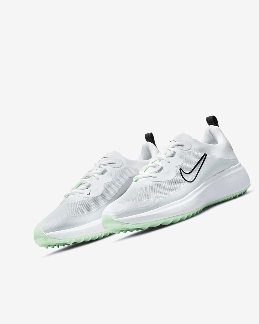 White / Platinum / Mint / Black Nike Ace Summerlite Women's Golf Shoes | CA_4601