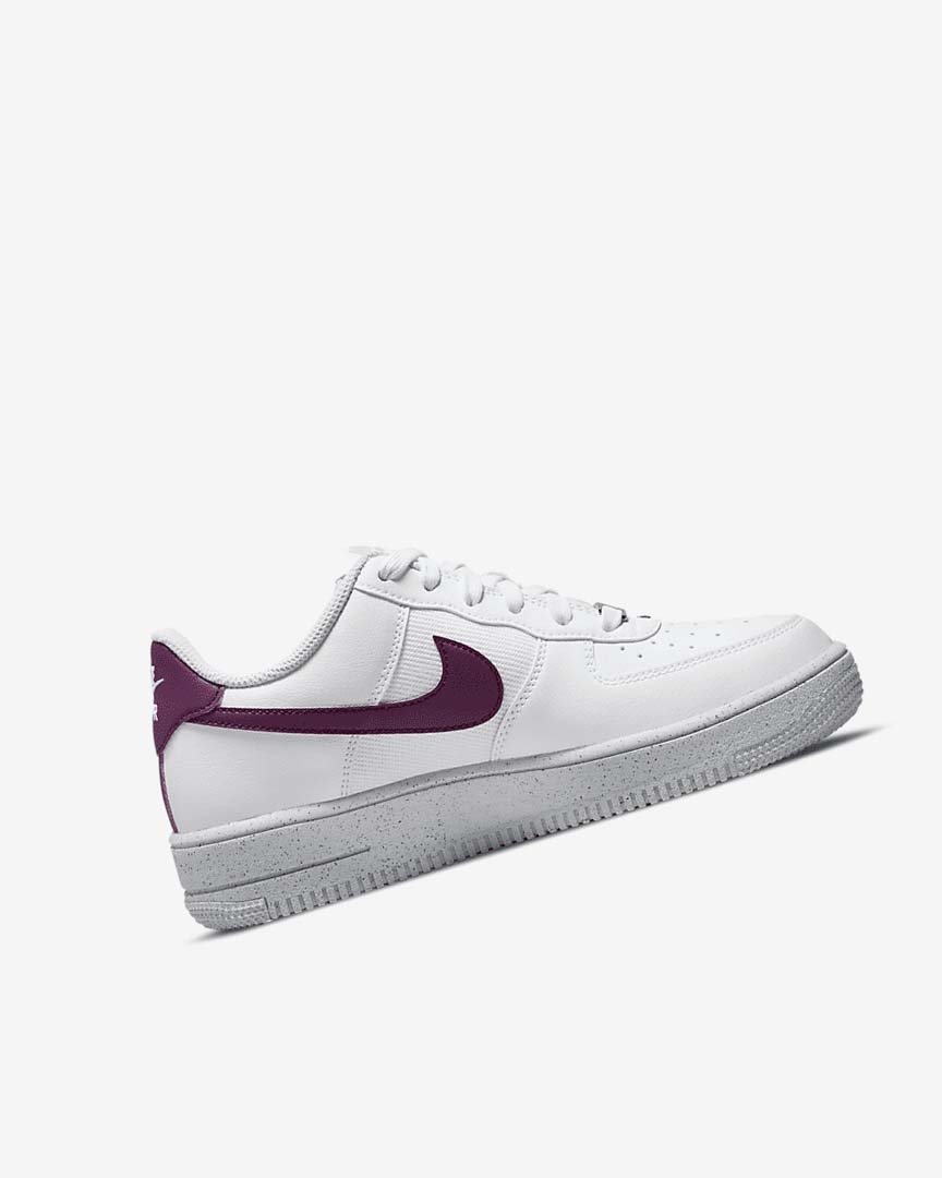 White / Platinum Nike Air Force 1 Crater Next Nature Boys' Sneakers | CA_2740