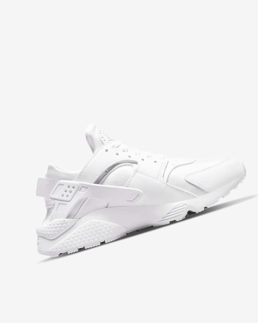 White / Platinum Nike Air Huarache Women's Sneakers | CA_3100