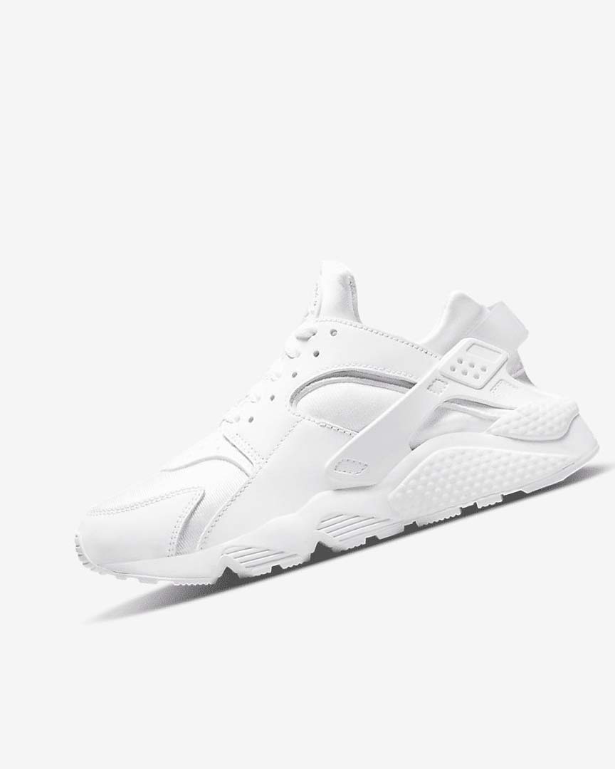 White / Platinum Nike Air Huarache Women\'s Sneakers | CA_3100