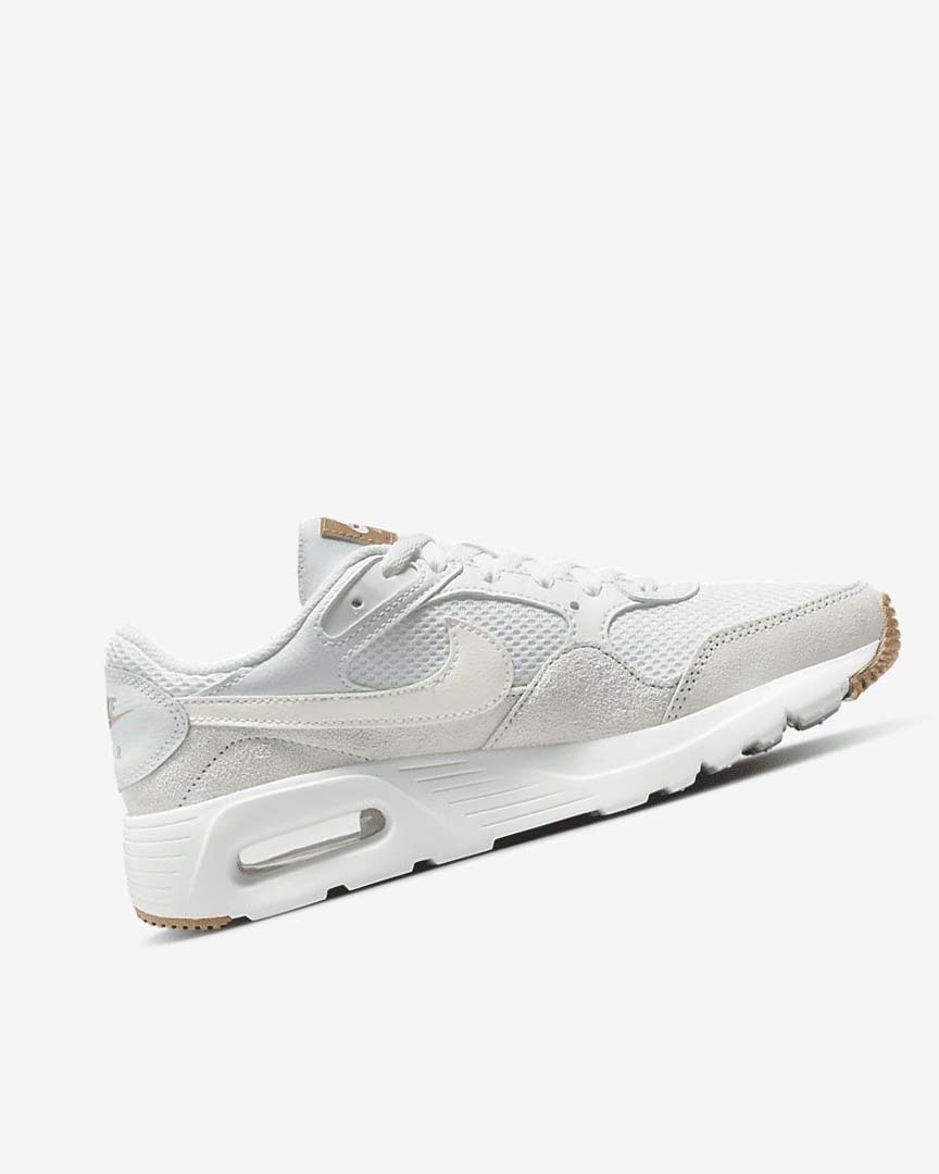 White / Platinum Nike Air Max SC Women's Sneakers | CA_4887